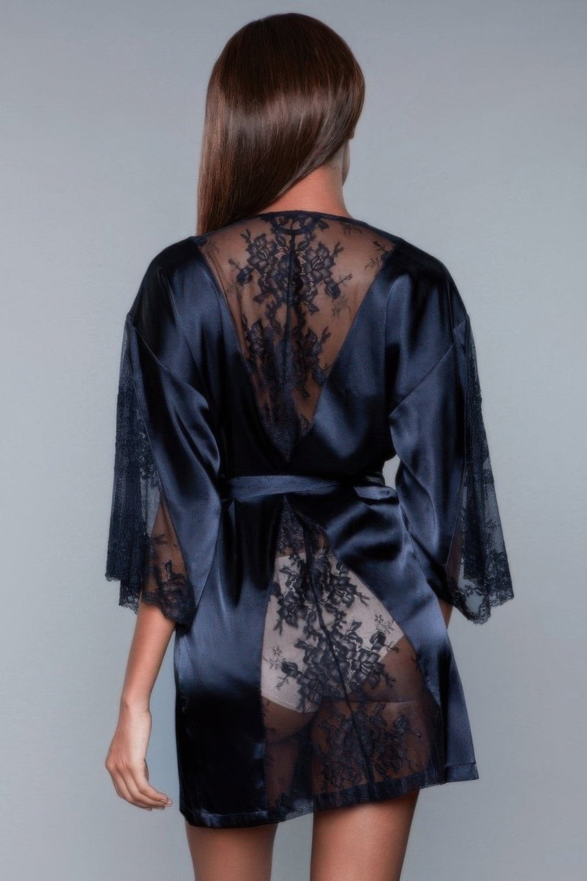 Grace Satin Lace Robe