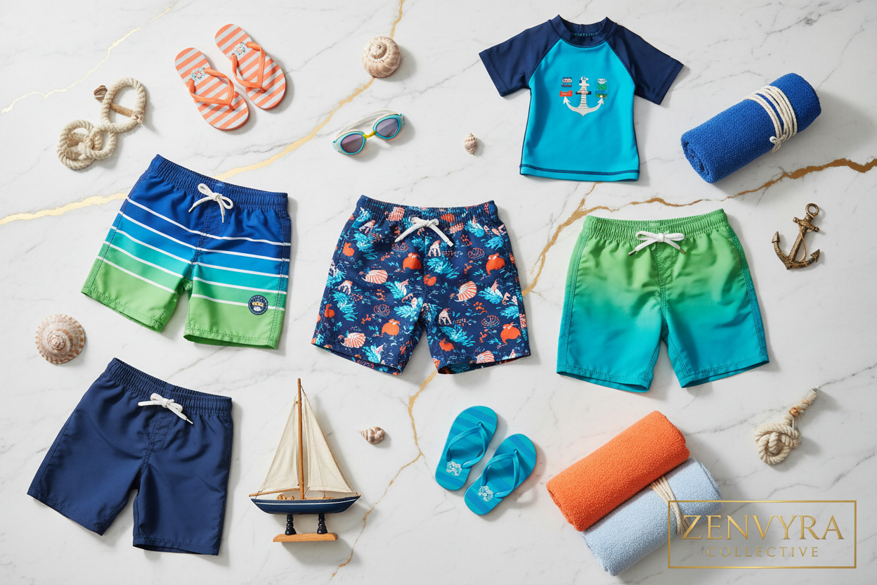 Little Boys' Swimwear Banner
