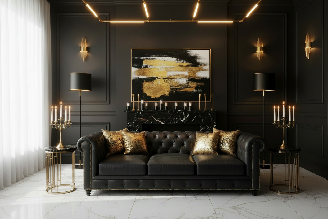 Zenvyra's Sanctuary - Gold Lighting | Zenvyra Collective