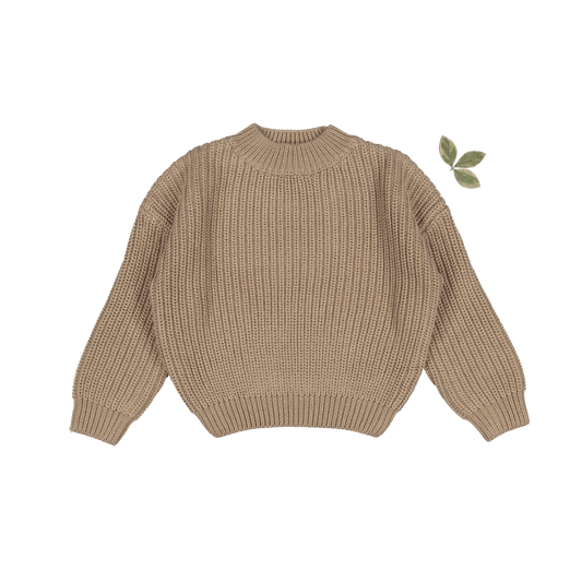 The Chunky Knit Sweater - Espresso - Zenvyra Collective