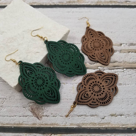Mandala Drop Earrings