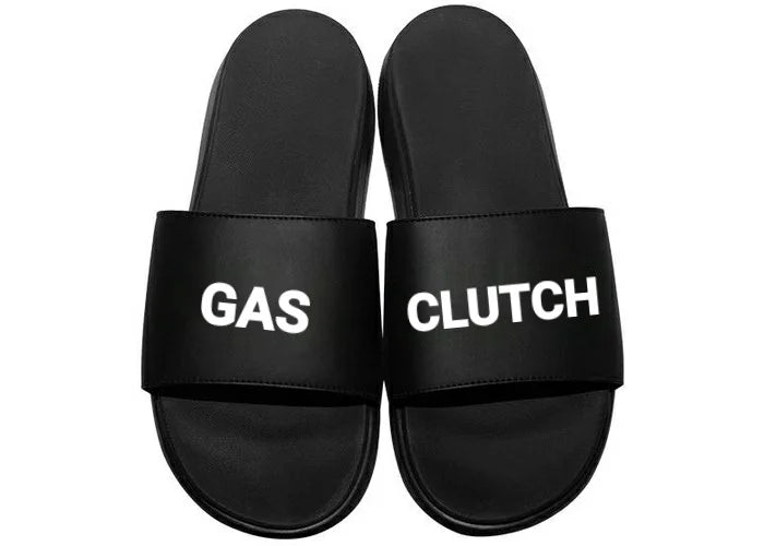 Clutch Gas Slides – Unisex PVC Slip-On Sandals