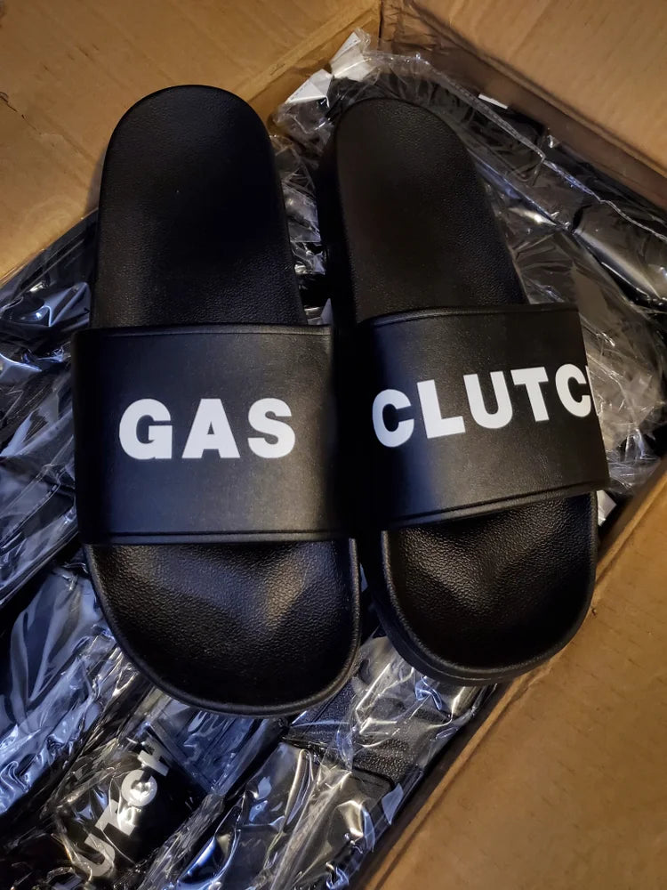 Clutch Gas Slides – Unisex PVC Slip-On Sandals