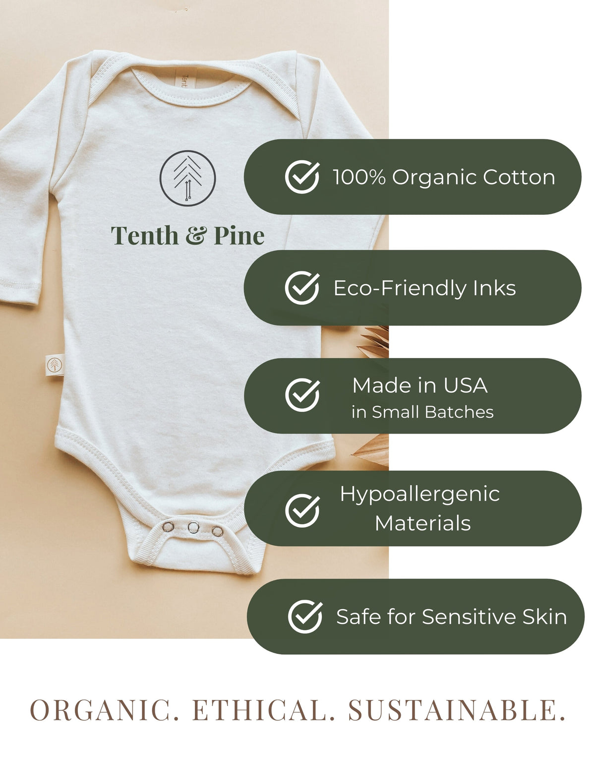 Mama is My Bestie Organic Bodysuit Long Sleeve