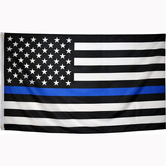 Thin Blue Line Flag - 100% Made in USA | Zenvyra Collective
