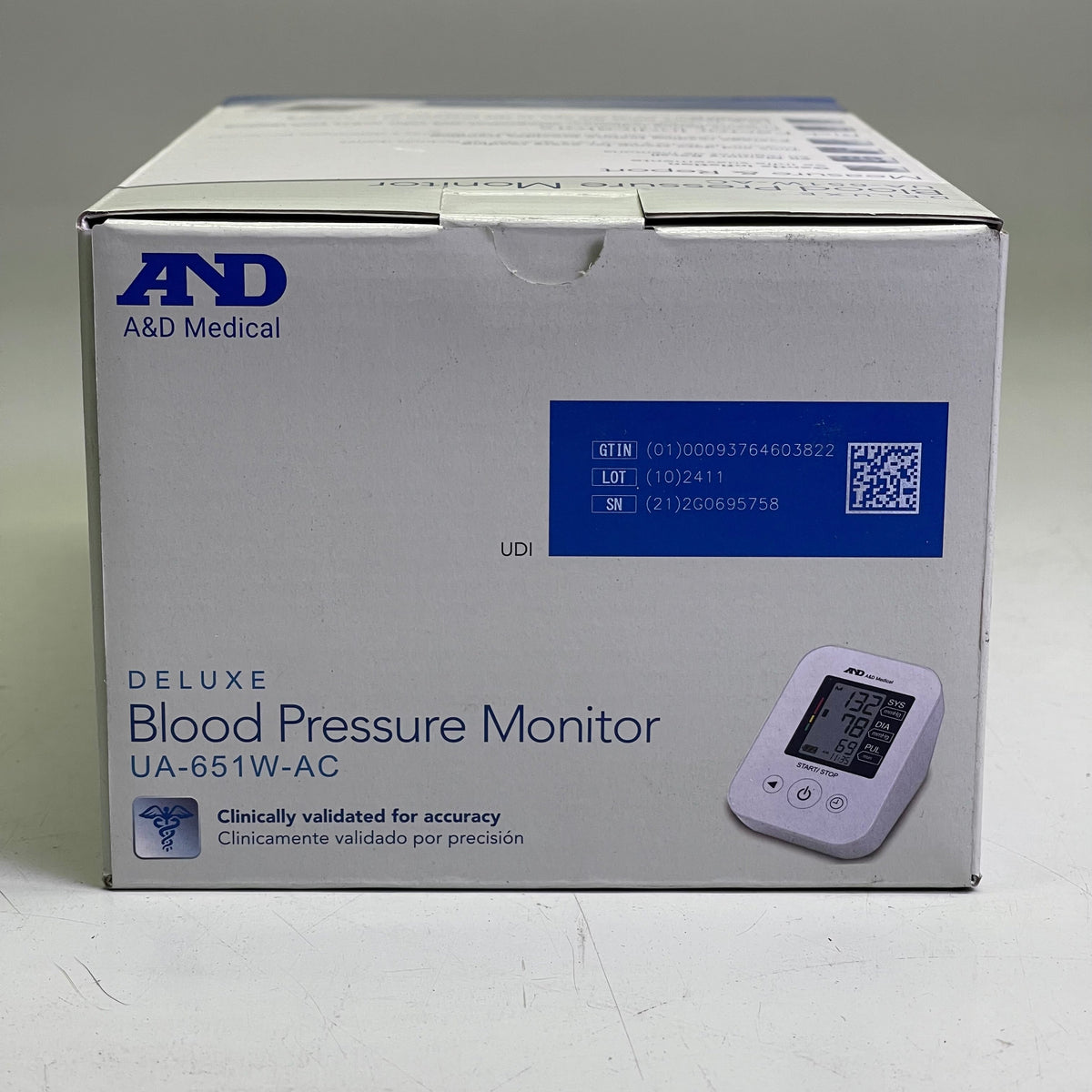 A&D Medical UA-651-AC Blood Pressure Monitor with Wide Cuff