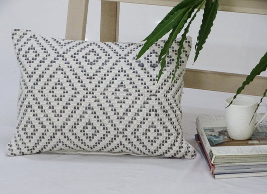 Decorative Cotton Throw Pillow for Chair 14"x20" - Zenvyra Collective