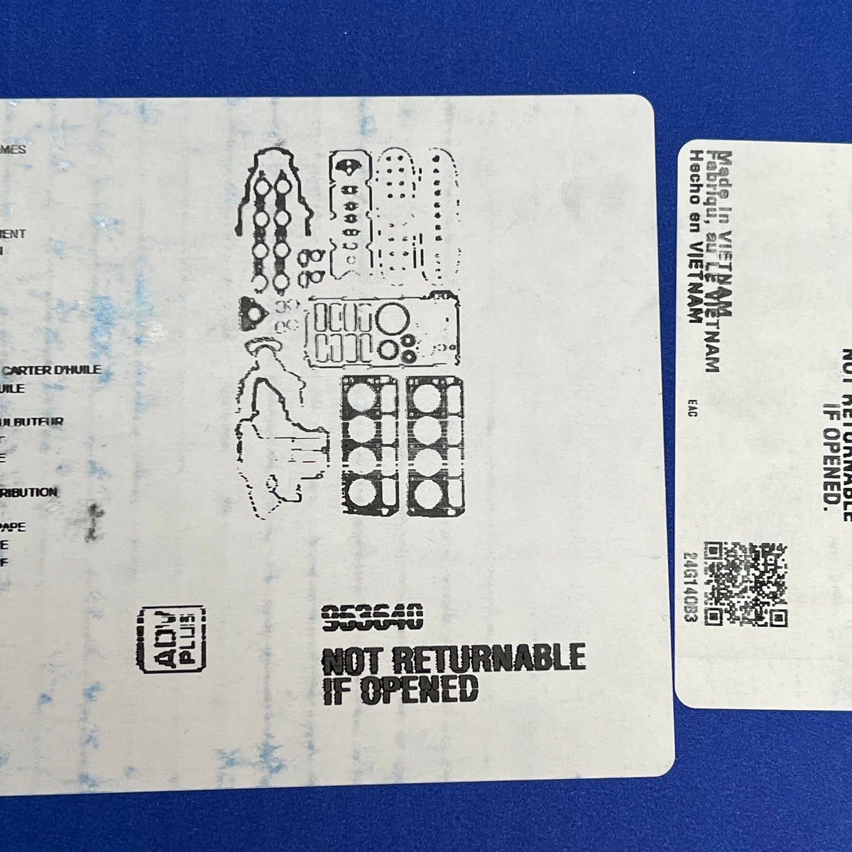 MAHLE Full Engine Gasket Set 95-3640 for Chevrolet & Pontiac