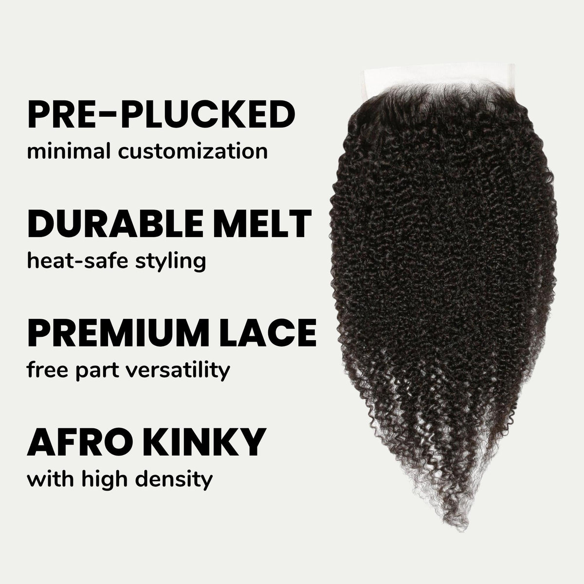 Afro Kinky 6x6 HD Lace Human Hair Closure