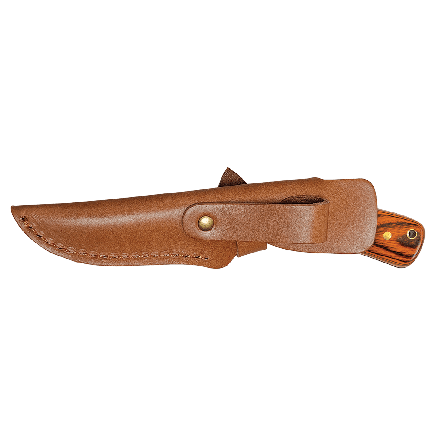 7.75" Fixed Blade Knife with Leather Sheath
