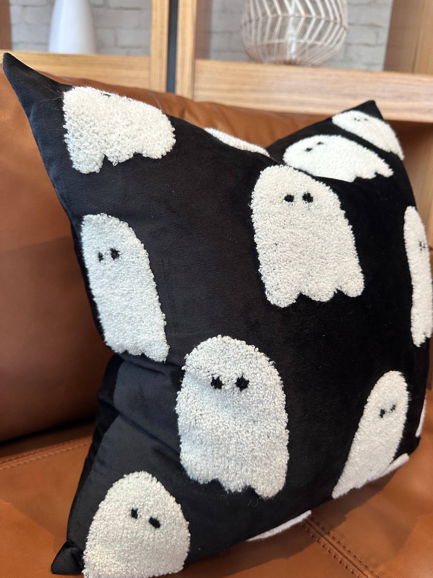 Black Ghost Pillow Cover PREORDER