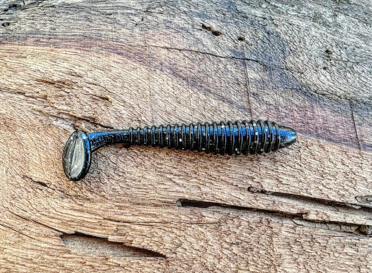 Minutemen Soft Plastic Swimbait – 3.5" Ribbed Fishing Lure
