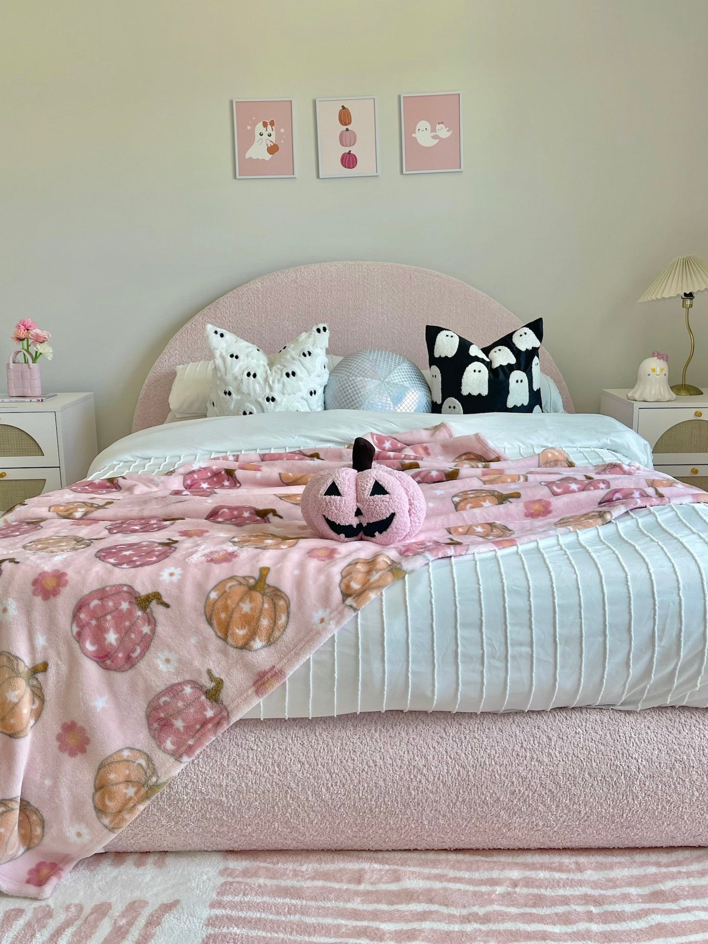 Black Ghost Pillow Cover PREORDER