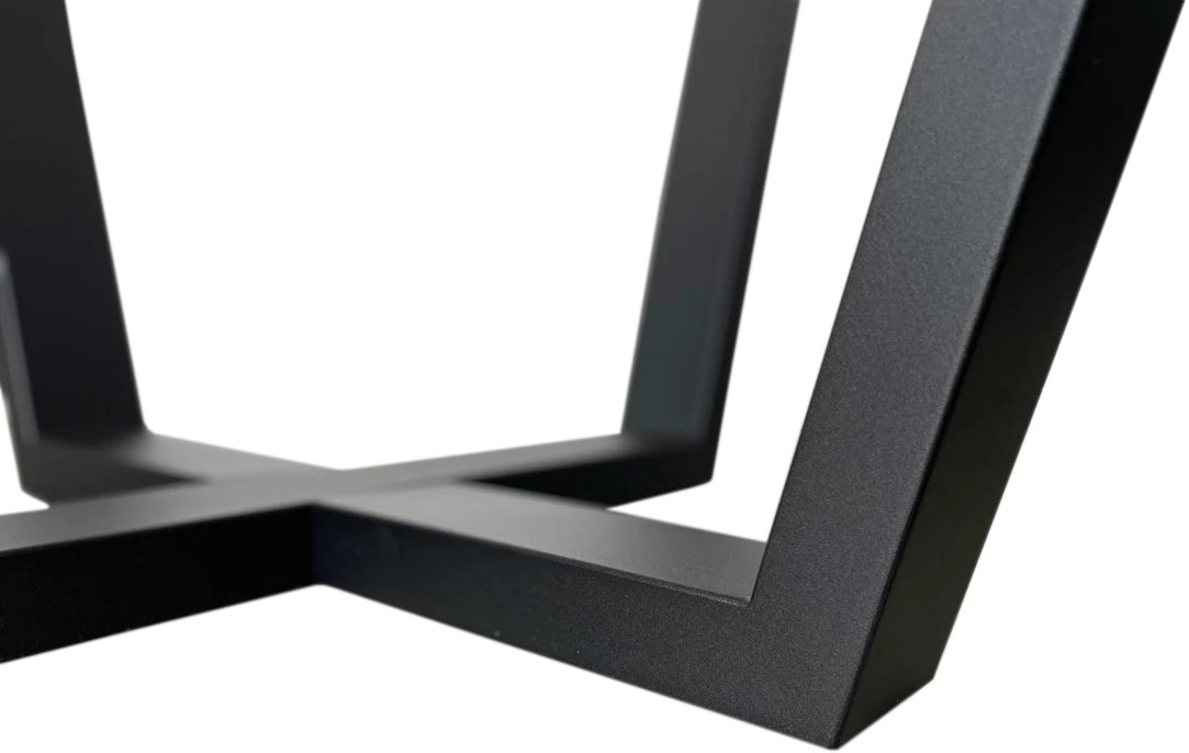 Simple Metal Table Base/Legs Matte Black (D)39" (H)28" (W)39"