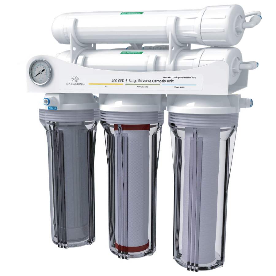 200 GPD RODI Filter System for Reef Aquariums