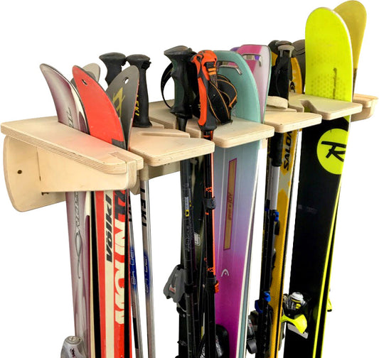 THE PONDEROSA ski wall rack - Zenvyra Collective