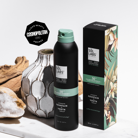 SOL LABS® Natural Mineral SPF 50 Sheer Mist - Broad Spectrum UVA/UVB Protection & Hydrating Formula | Zenvyra Collective