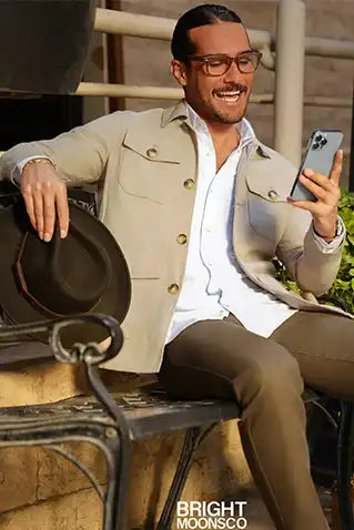 The Slim Safari Coat (Natural) - Zenvyra Collective