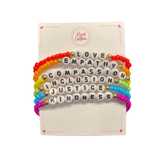 'Kindness Is' Bracelet Set | Zenvyra Collective