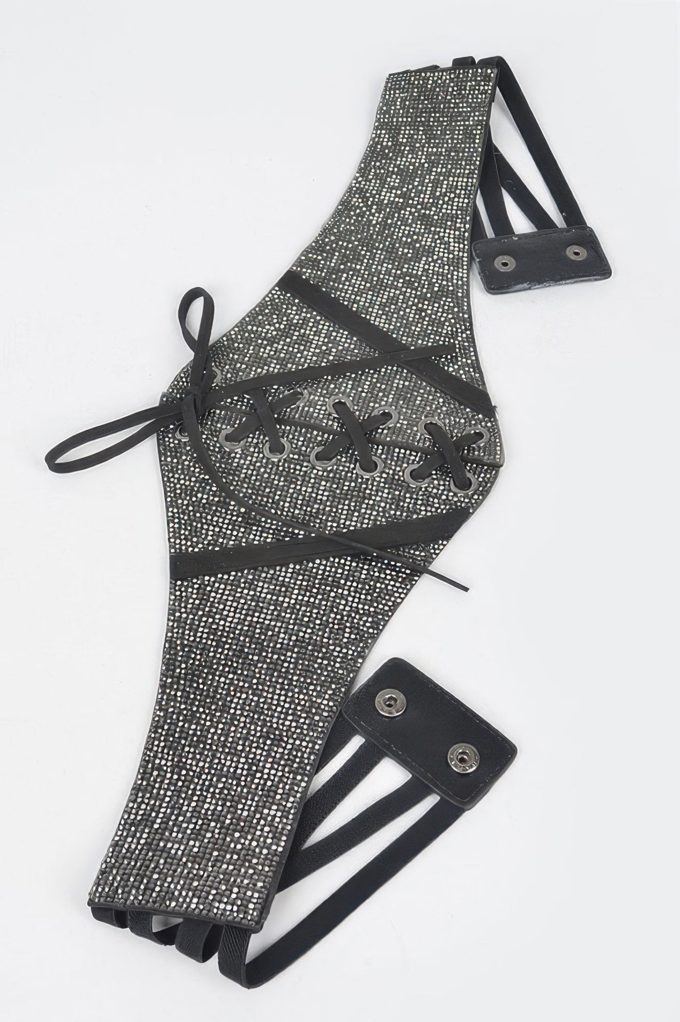Rhinestone Corset Elastic Belt