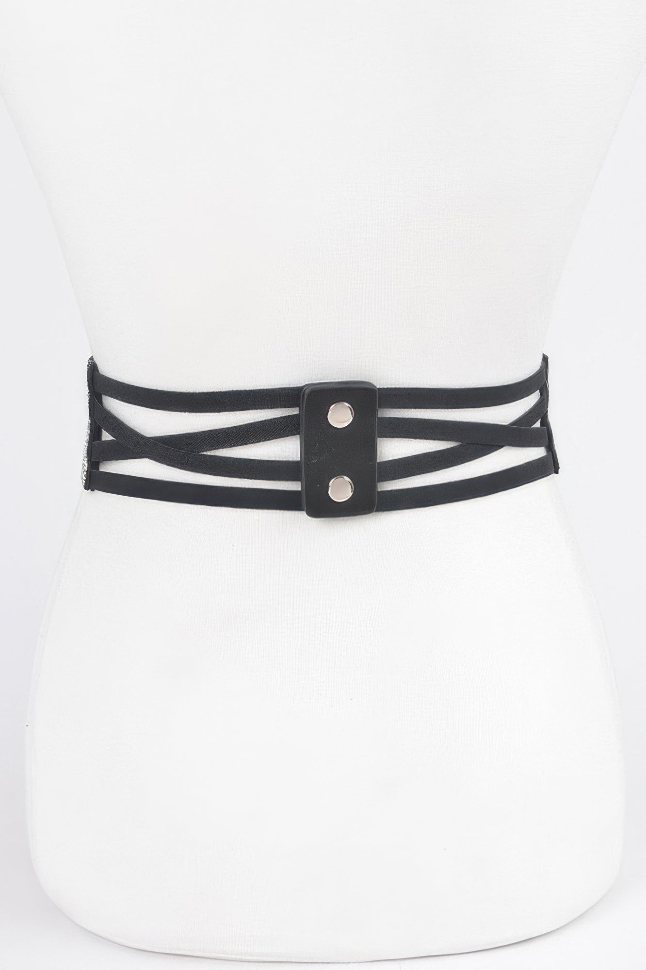 Rhinestone Corset Plus Size Elastic Belt