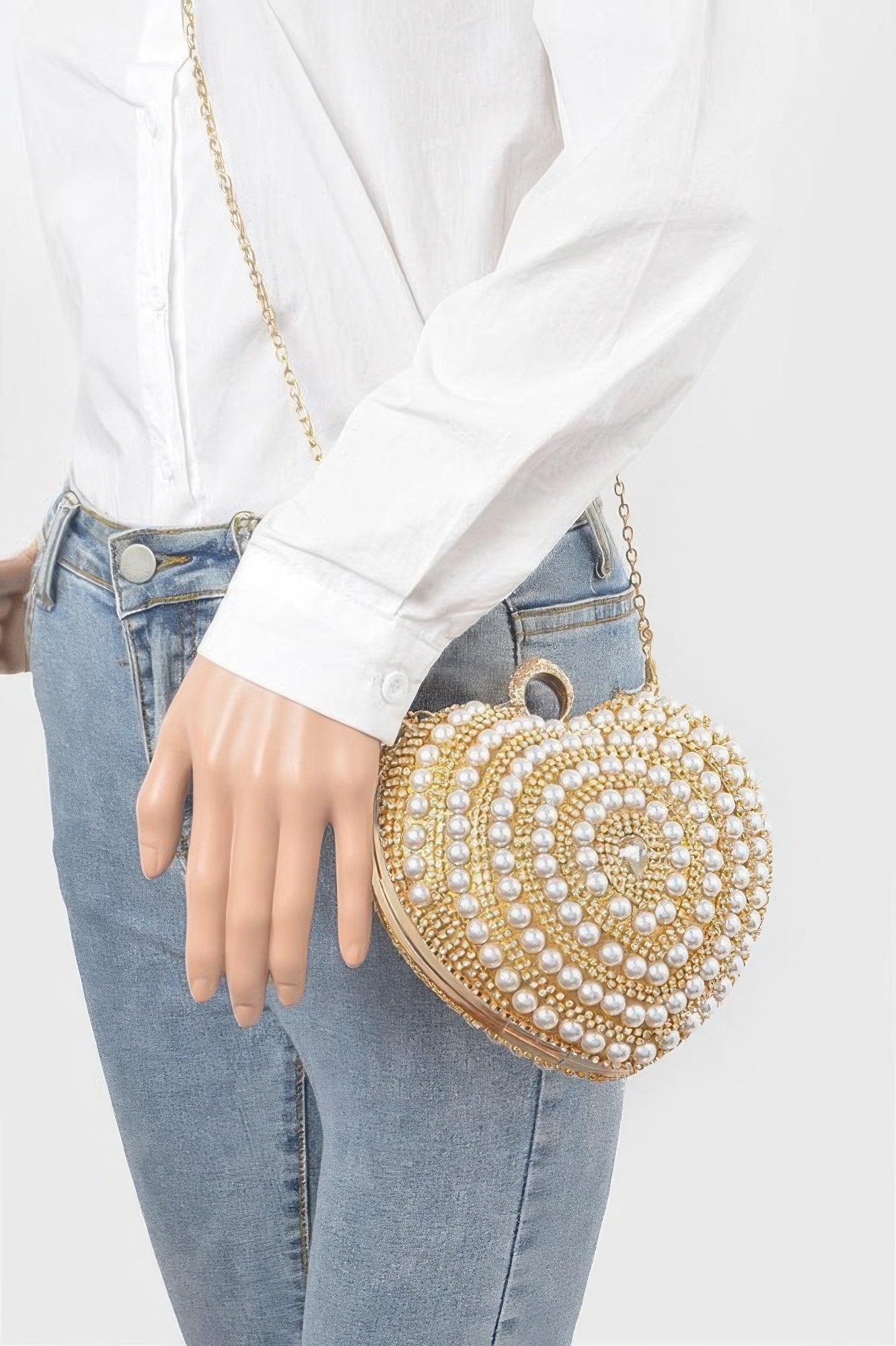 Heart Shape Party Clutch