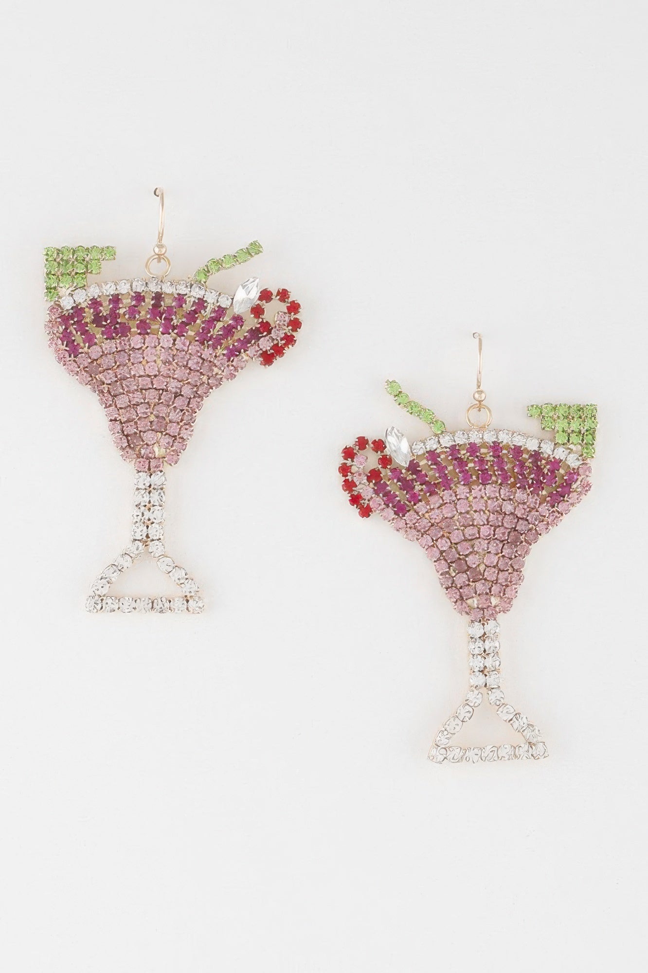 Jeweled Fruit Cocktail Earrings