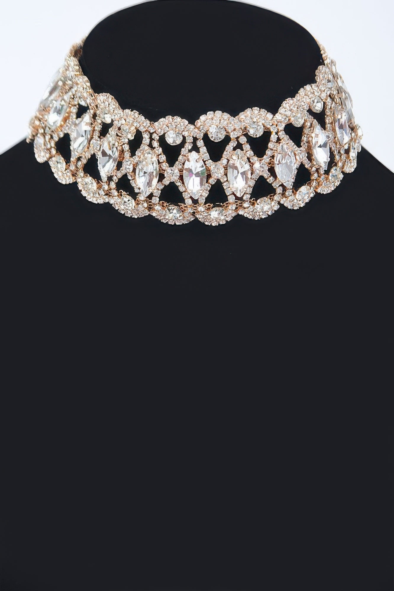 Rhinestone Collarbone Necklace