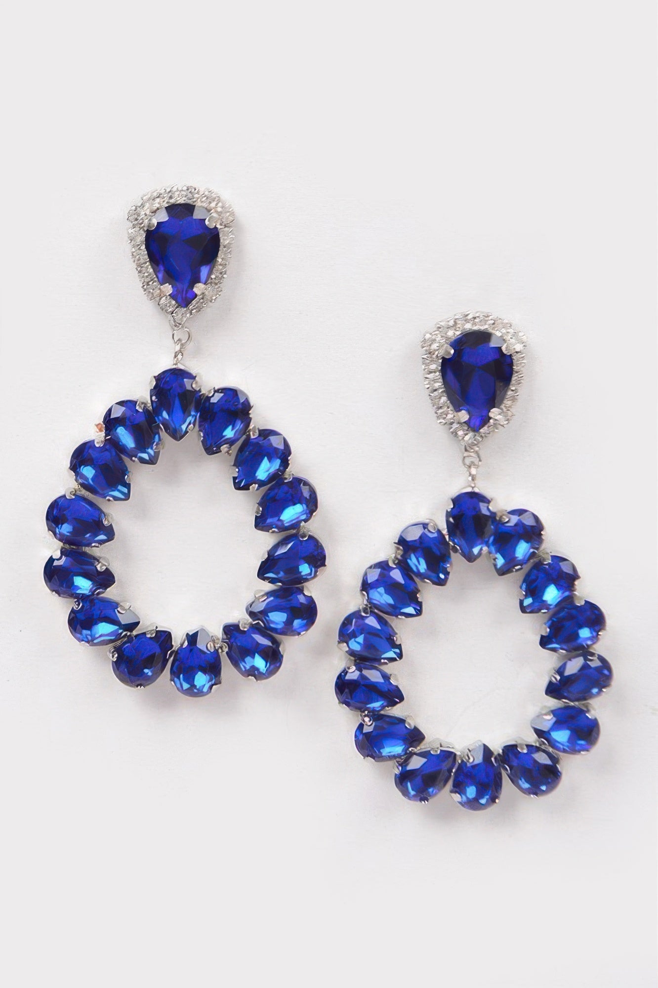 Tear Drop Stone Earrings