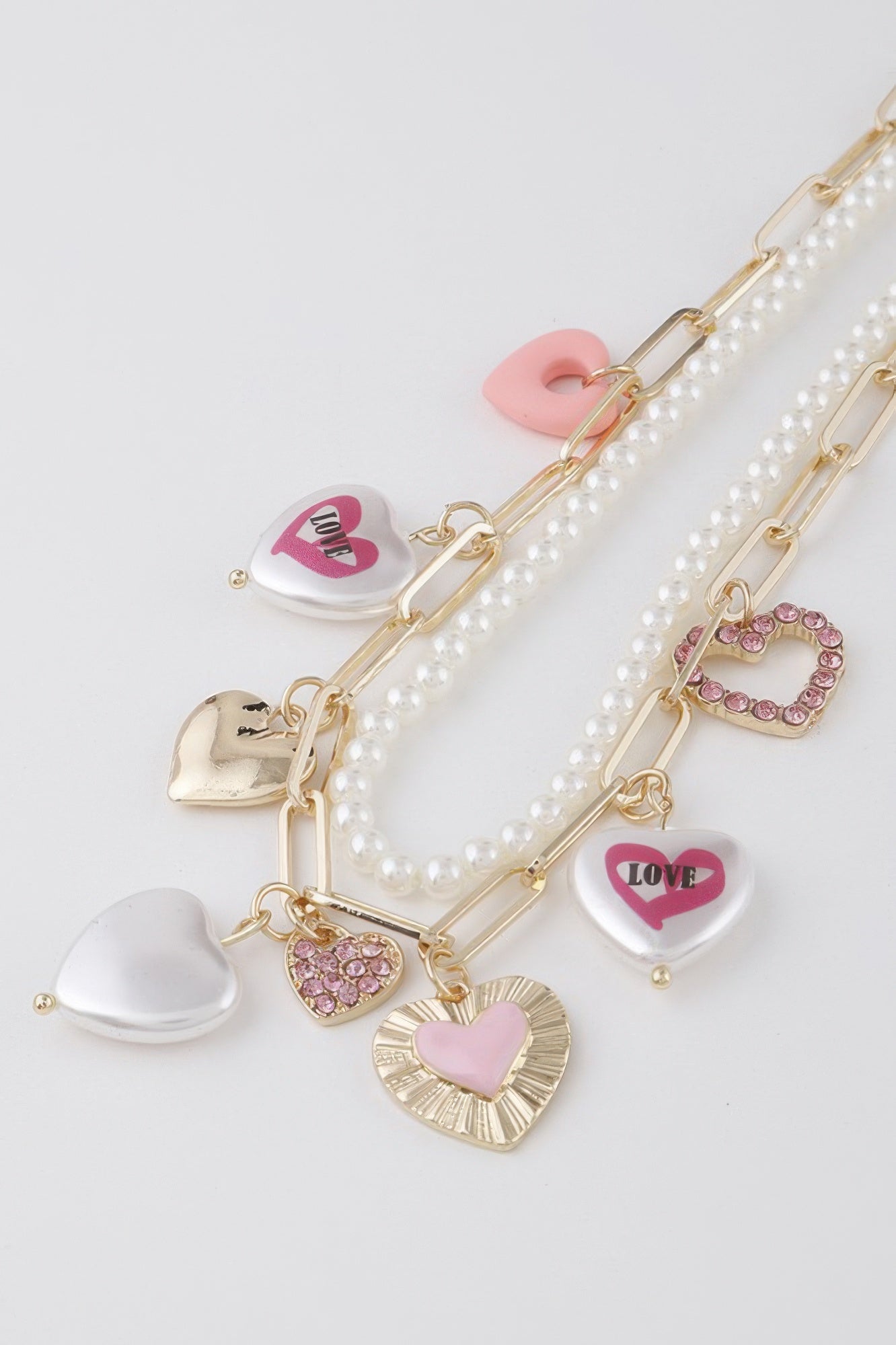 Heart Charms Necklace