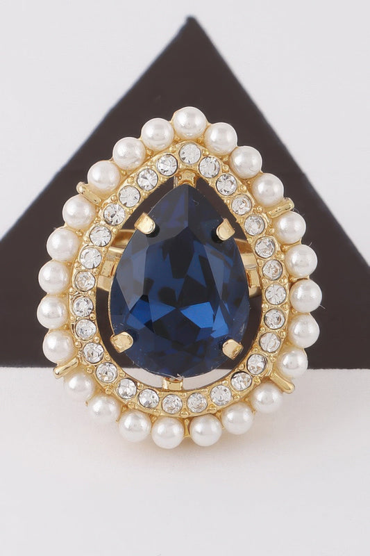 Jeweled Rhinestone Ring