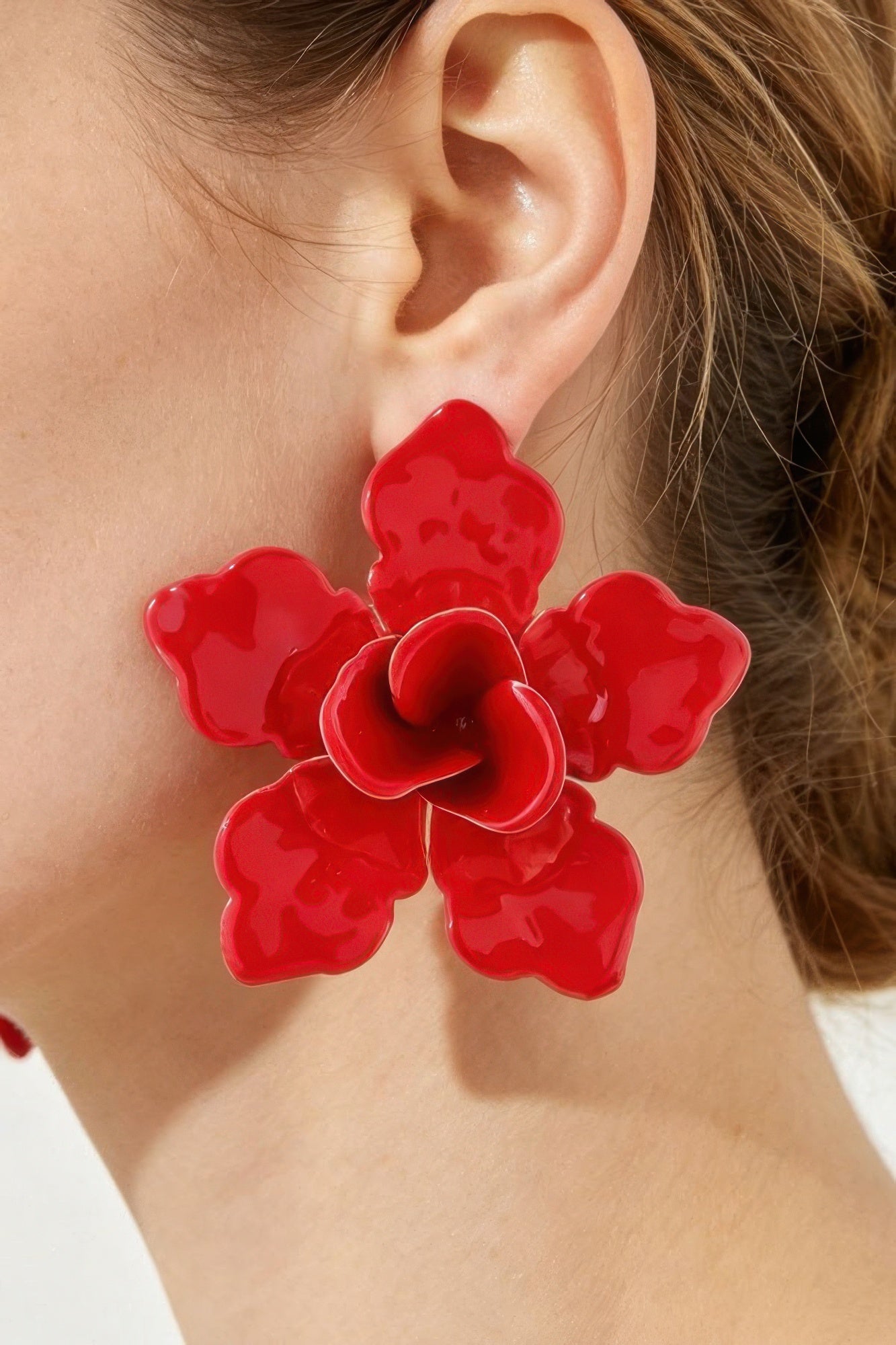 Modern Sakura Stud Earrings