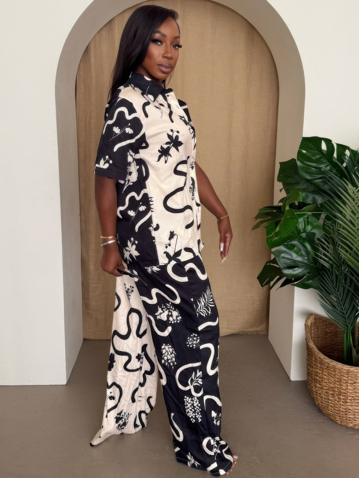 Women's Resort Wear Pant Set