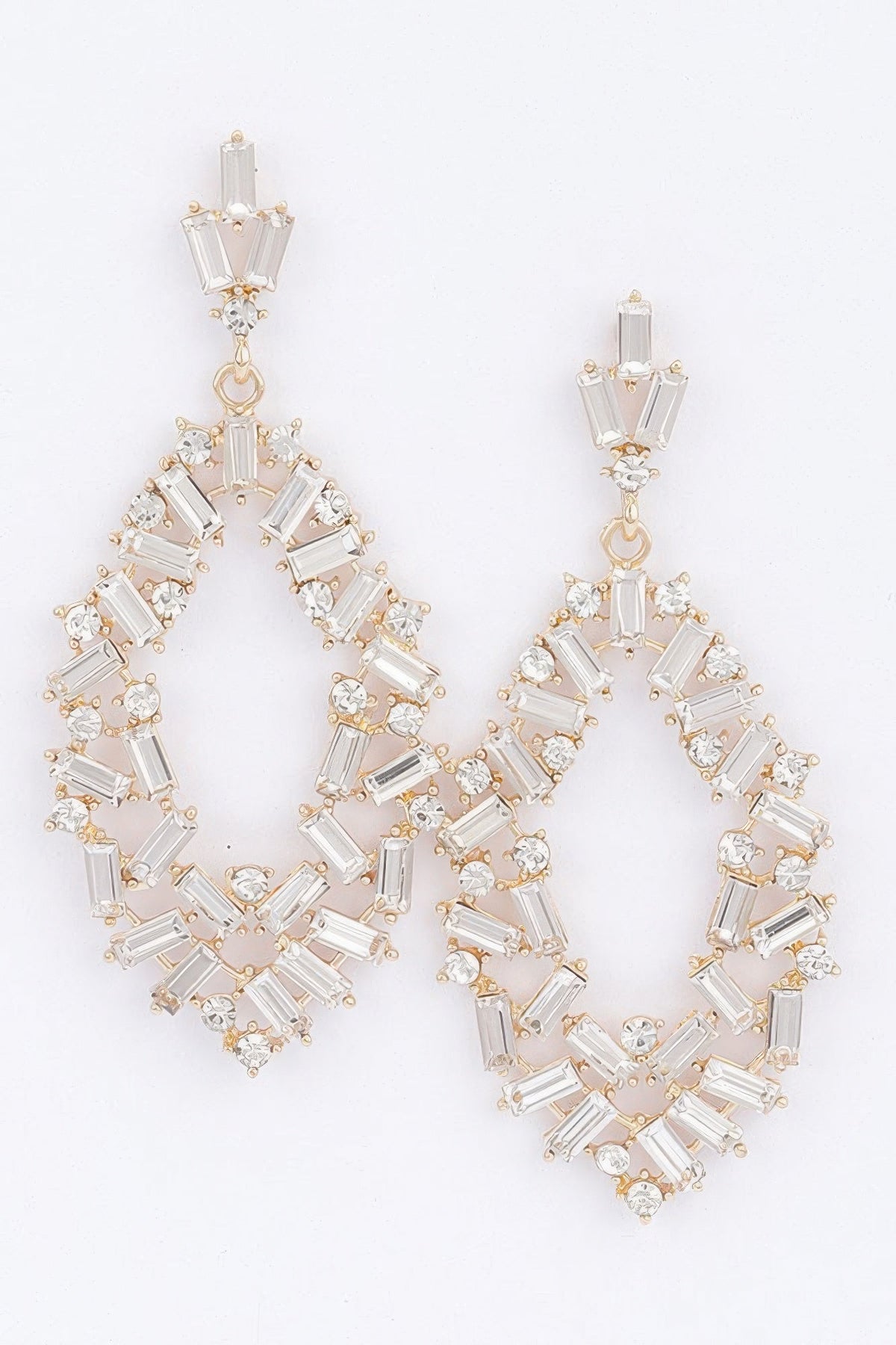 Rhinestone Drop Earrings