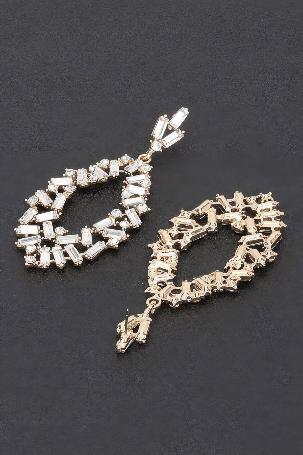 Rhinestone Drop Earrings