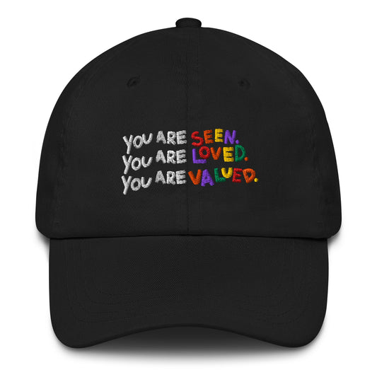 Seen, Loved, Valued Dad Hat | Zenvyra Collective