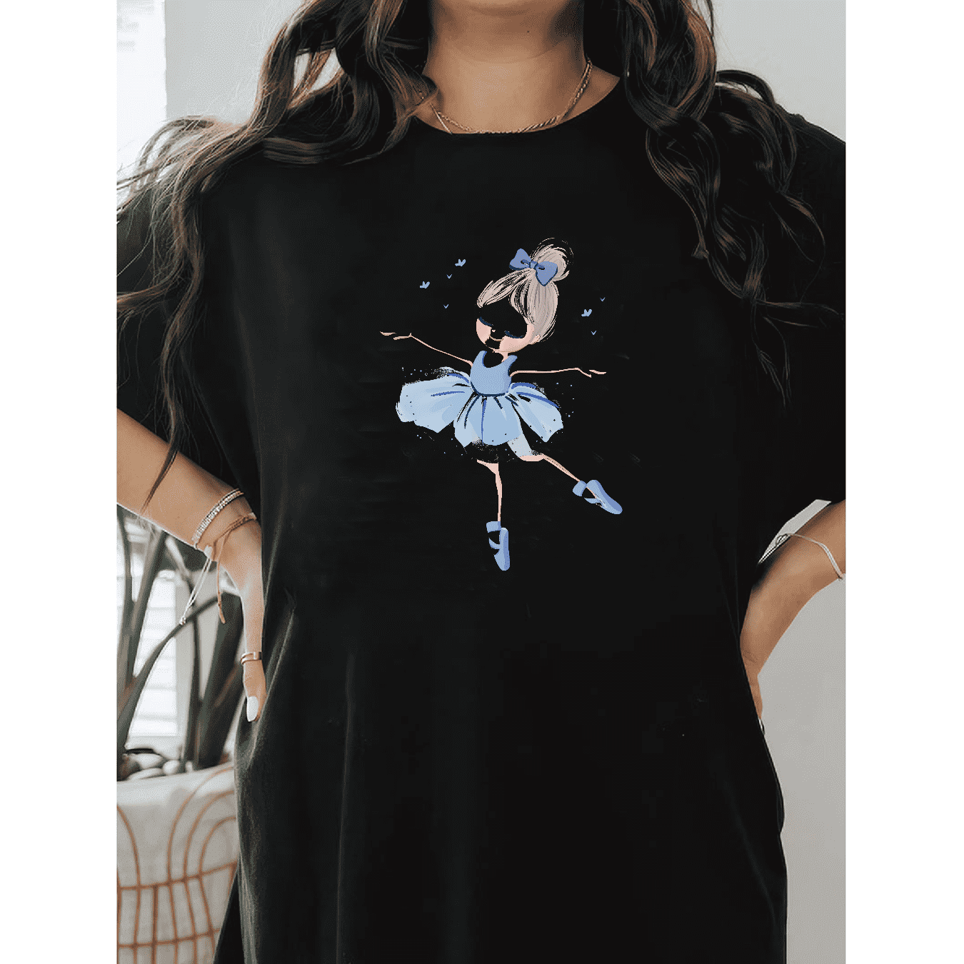 Casual Women's Cotton T-Shirt with Bow Detail - Trendy and Comfortable for Every Season