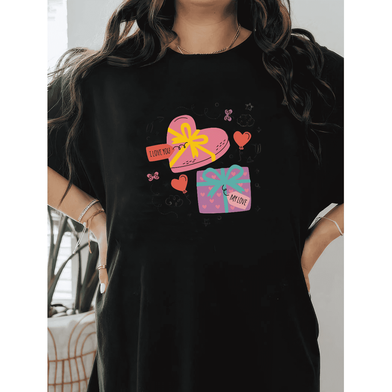 Casual Women's Cotton T-Shirt with Bow Detail - Trendy and Comfortable for Every Season