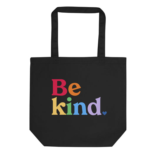 Be Kind Rainbow Organic Tote - Zenvyra Collective