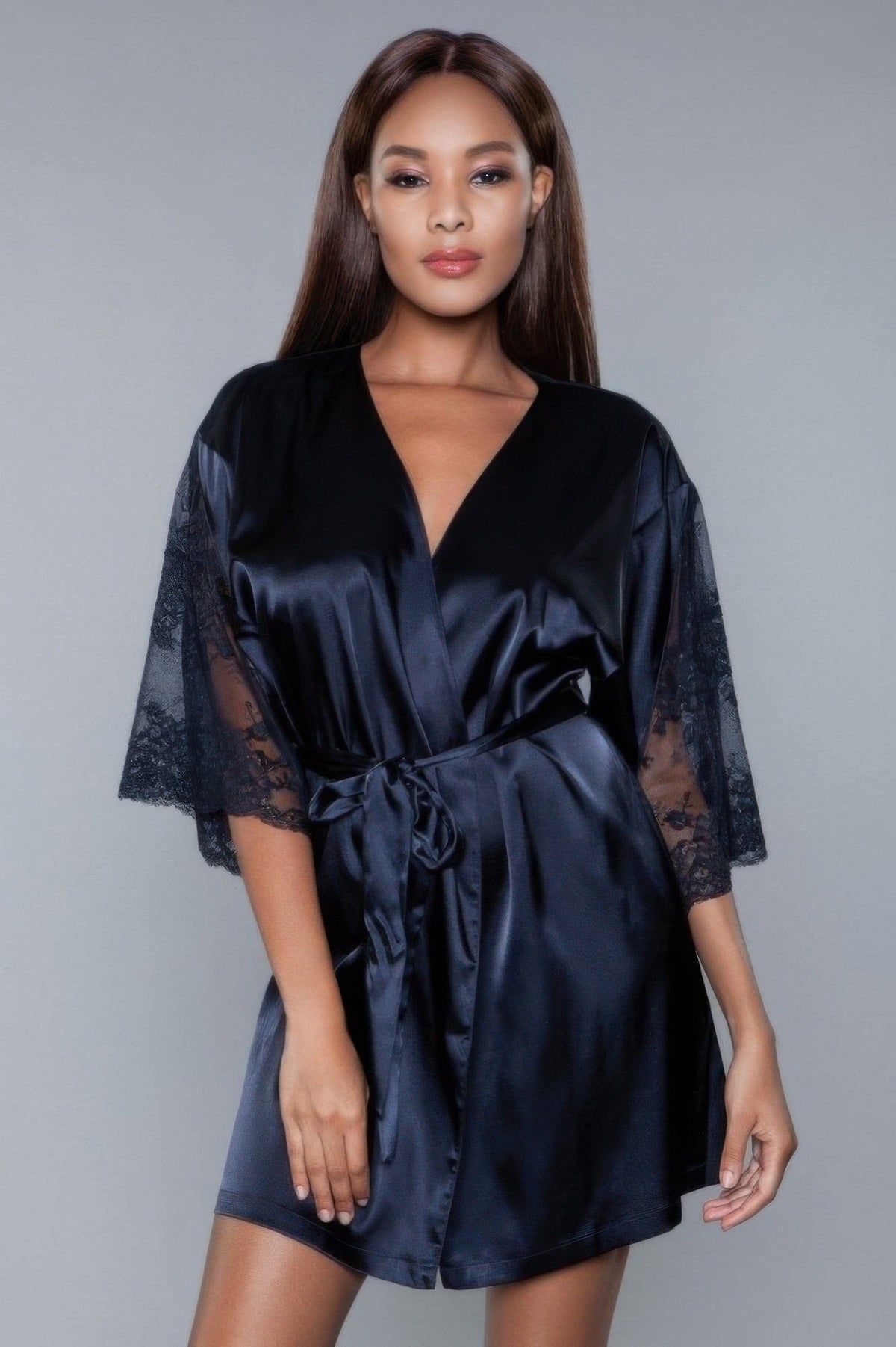 Grace Satin Lace Robe