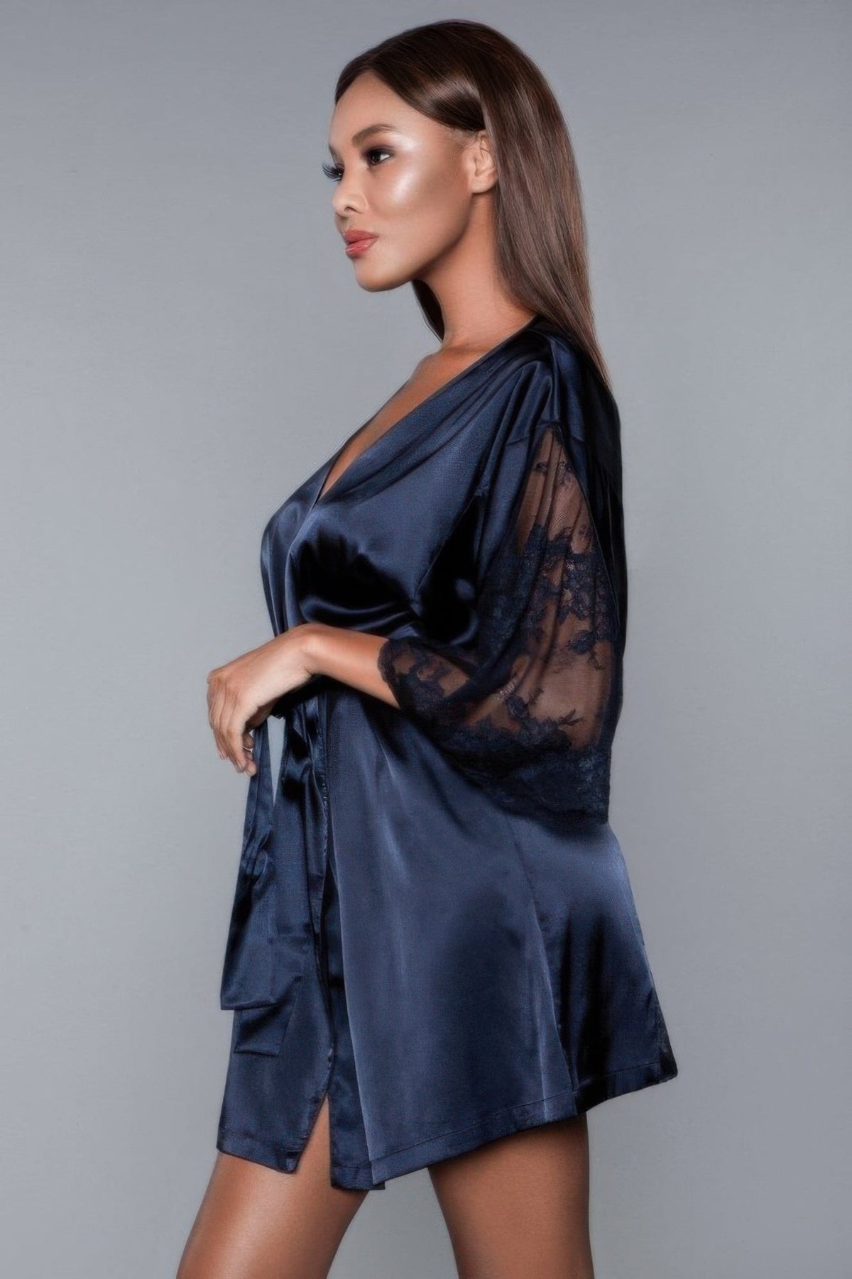 Grace Satin Lace Robe