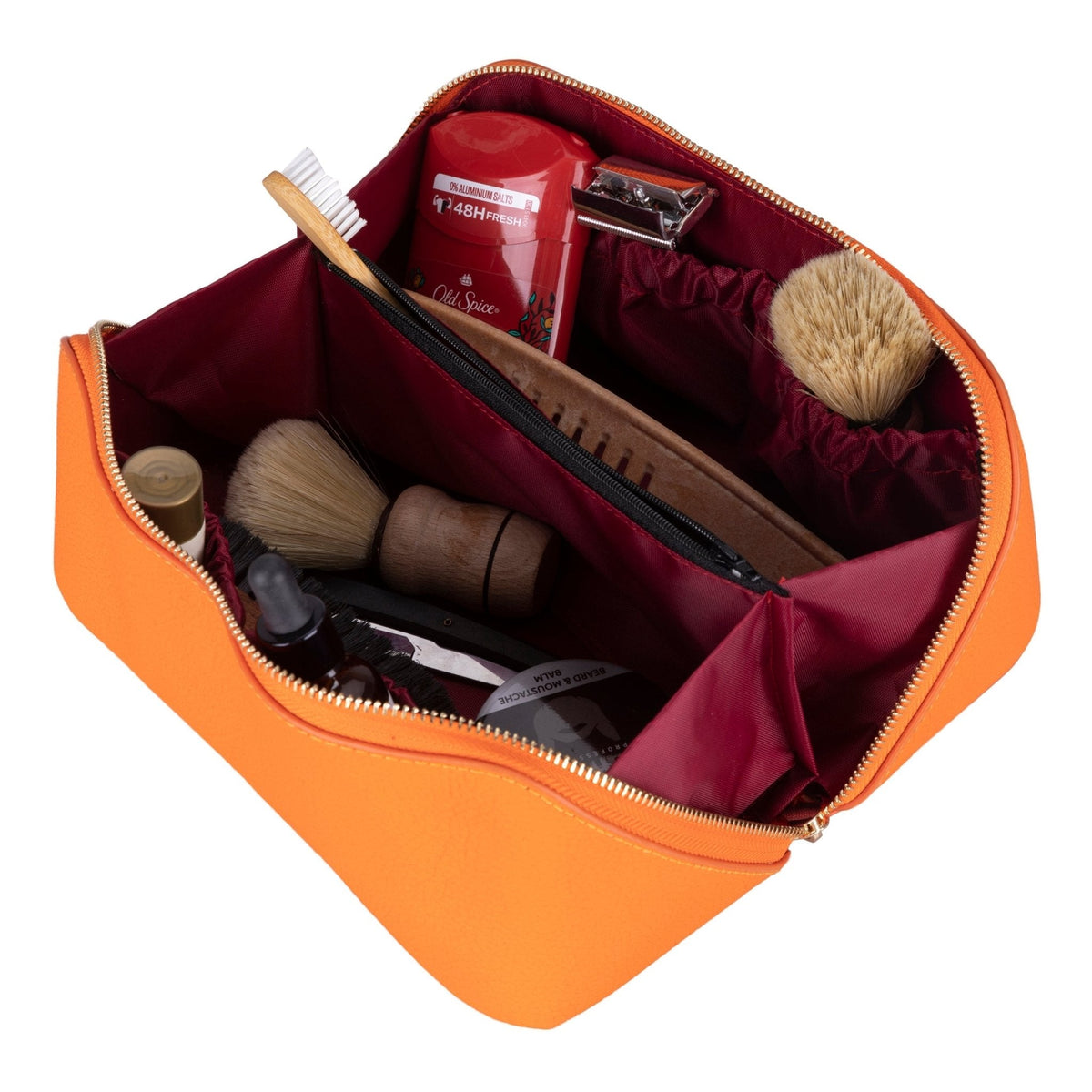 Haines Leather Cosmetic Bag – Stylish & Durable Makeup Bag for Travel