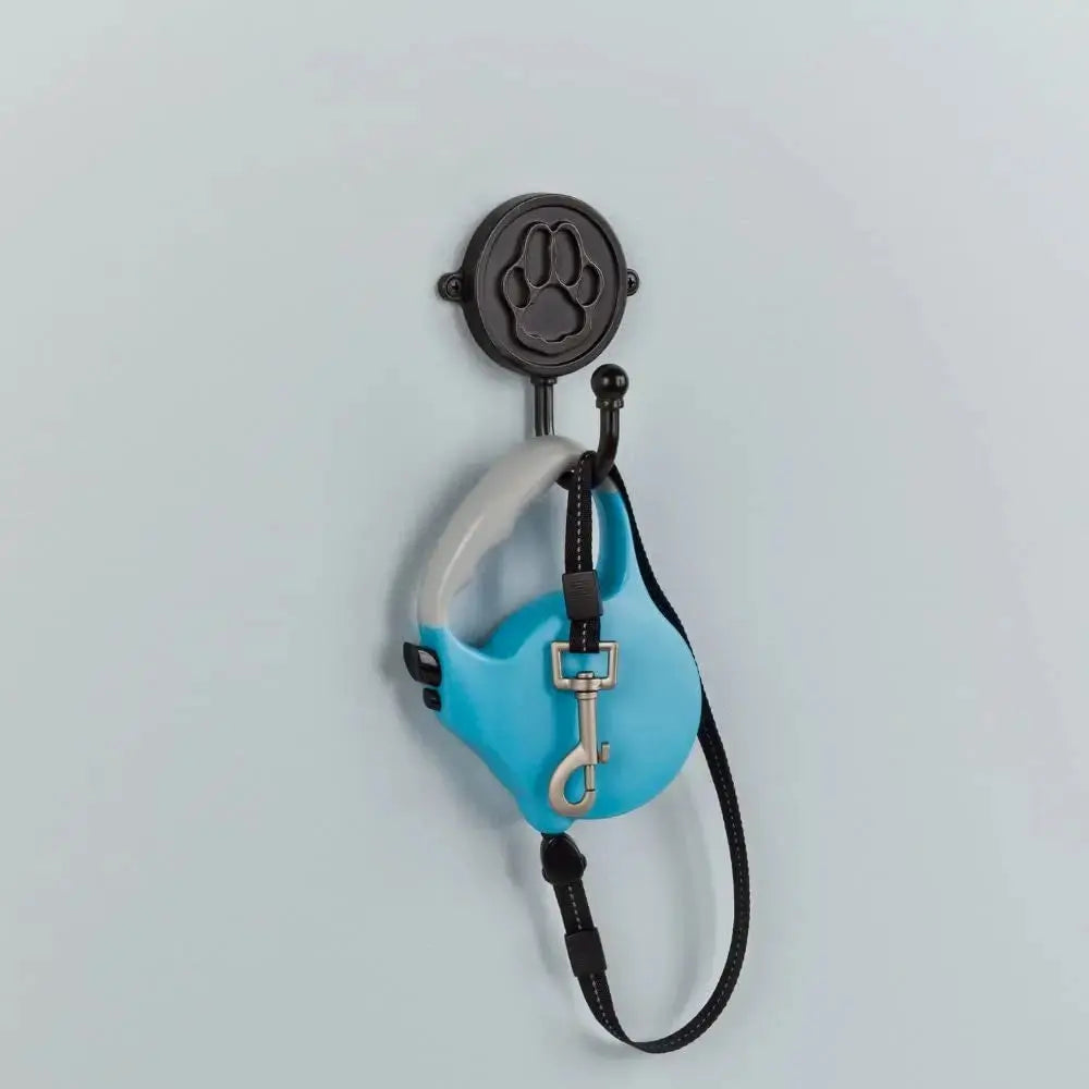 Dog Leash Hook – Decorative Paw Print Wall Mount