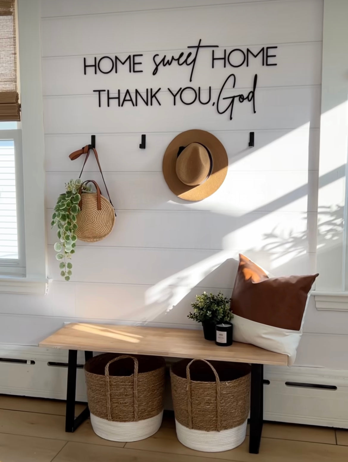 Home Sweet Home Thank You, God Wall Sign