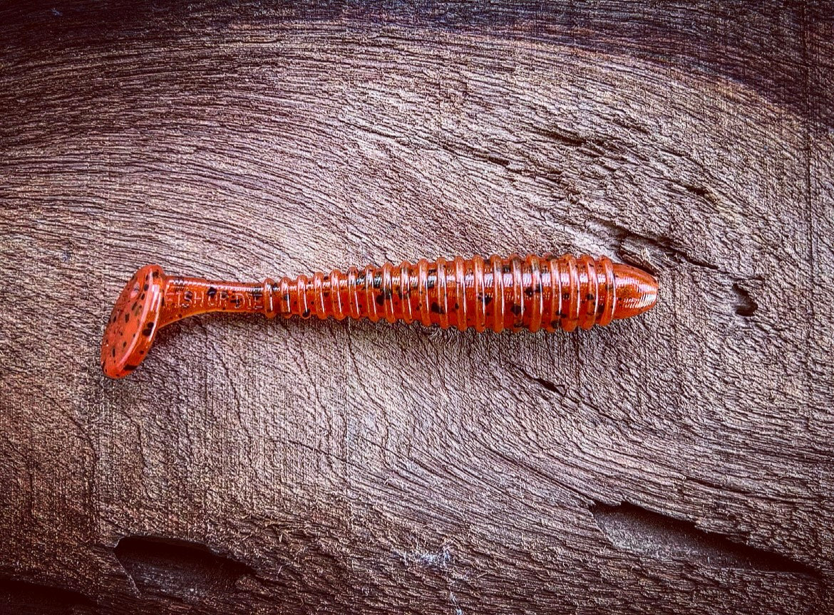 Minutemen Soft Plastic Swimbait – 3.5" Ribbed Fishing Lure