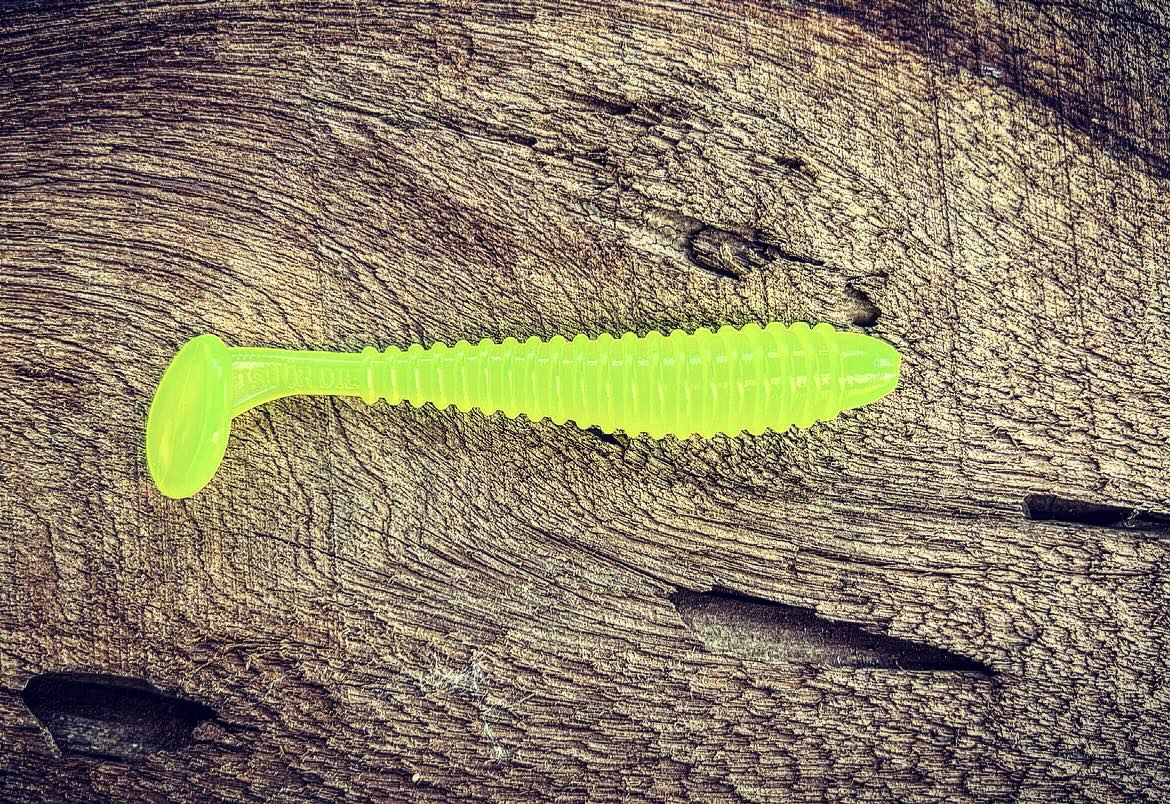 Minutemen Soft Plastic Swimbait – 3.5" Ribbed Fishing Lure