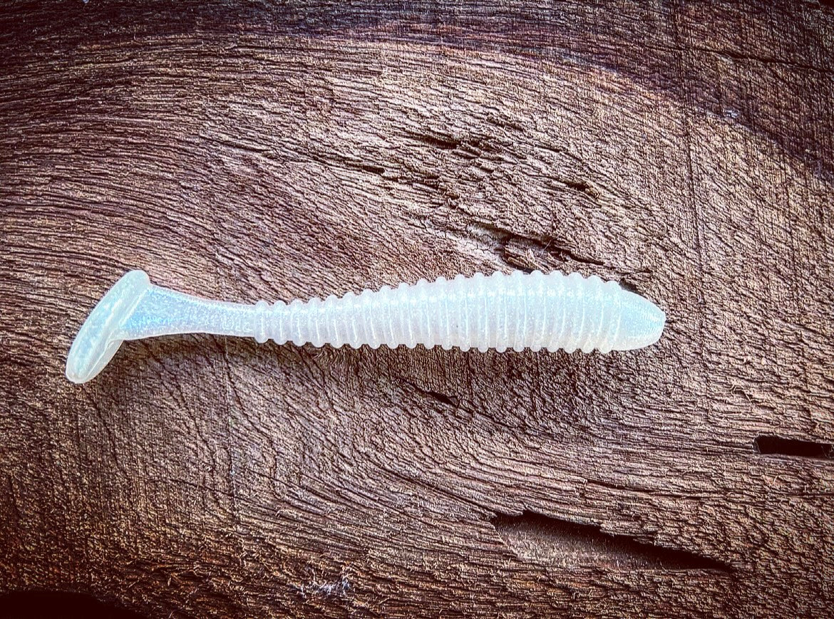 Minutemen Soft Plastic Swimbait – 3.5" Ribbed Fishing Lure
