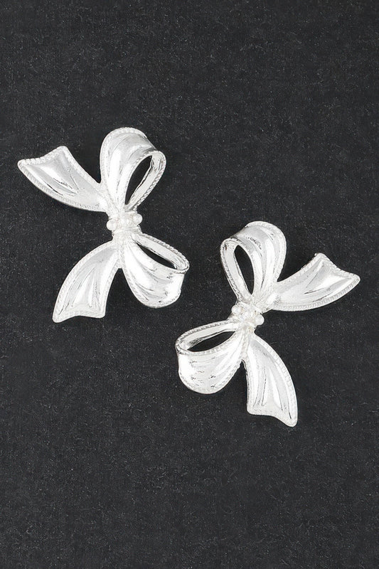 Luxury Pearl Ribbon Earrings