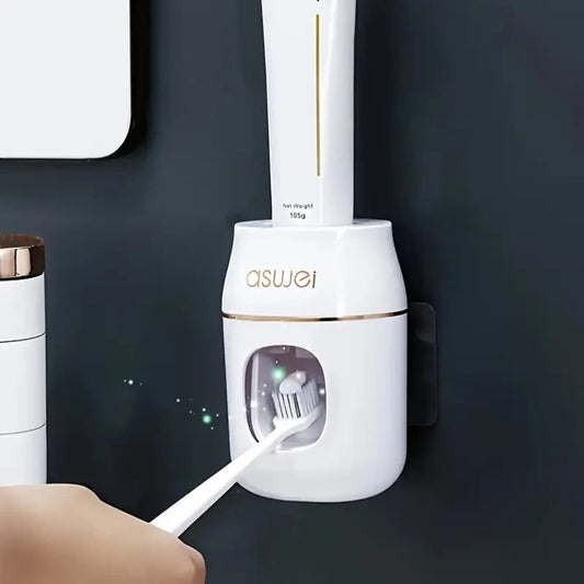 Automatic Wall-Mounted Toothpaste Dispenser and Holder