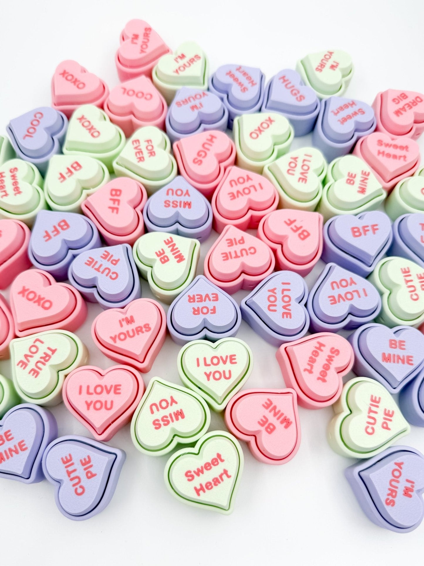 Mystery Pack Conversation Heart Clickers